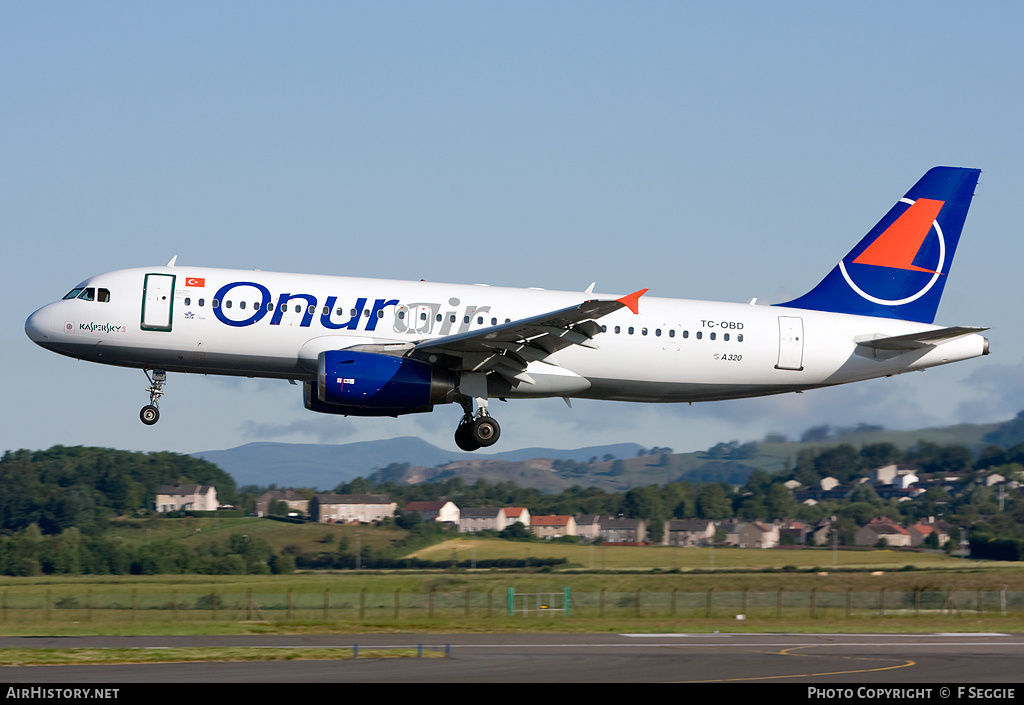Aircraft Photo of TC-OBD | Airbus A320-232 | Onur Air | AirHistory.net #64004