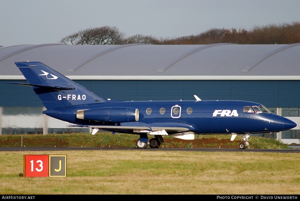 Aircraft Photo of G-FRAO | Dassault Falcon 20DC | FRA - FR Aviation | AirHistory.net #64019