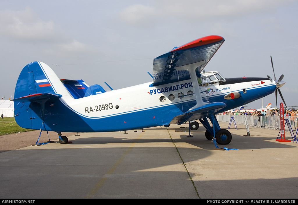 Aircraft Photo of RA-2098G | Antonov An-2 | Rusaviaprom | AirHistory.net #64071