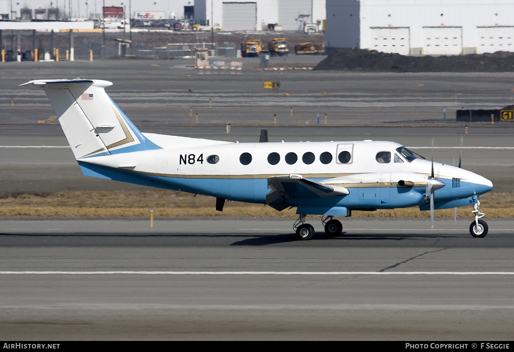 Aircraft Photo of N84 | Beech Super King Air 300 | FAA - Federal Aviation Administration | AirHistory.net #64072