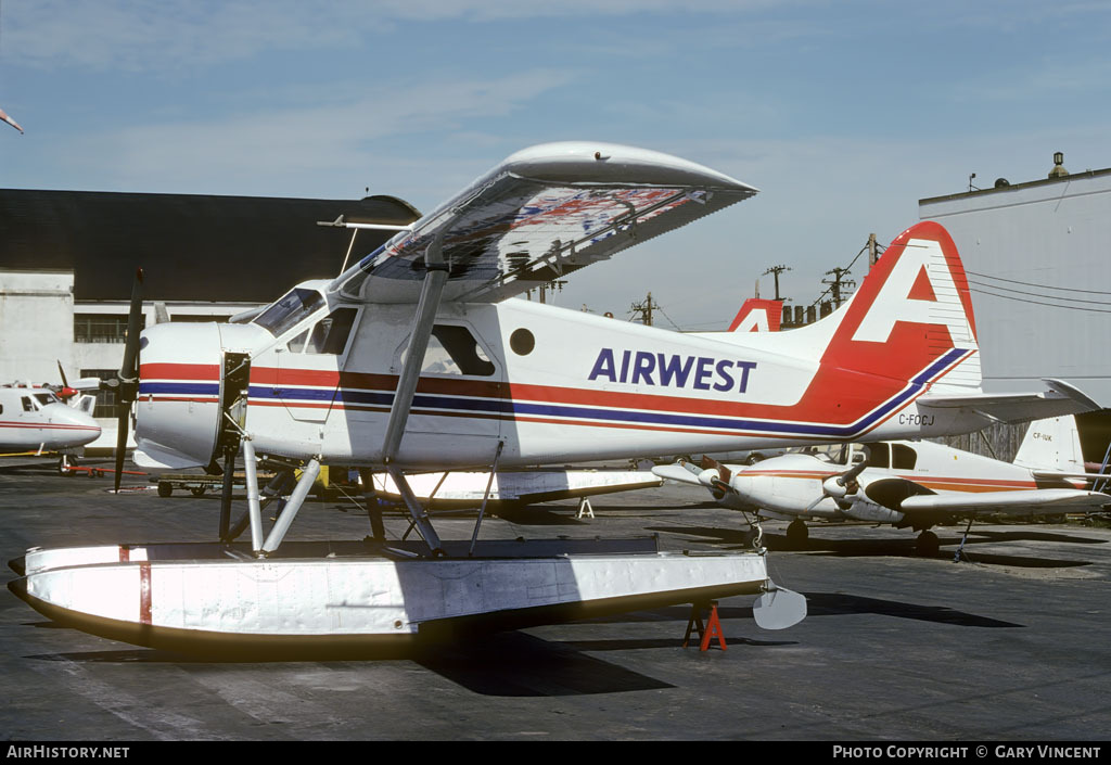 Aircraft Photo of CF-OCJ | De Havilland Canada DHC-2 Beaver Mk.1 | AirWest Airlines | AirHistory.net #64093