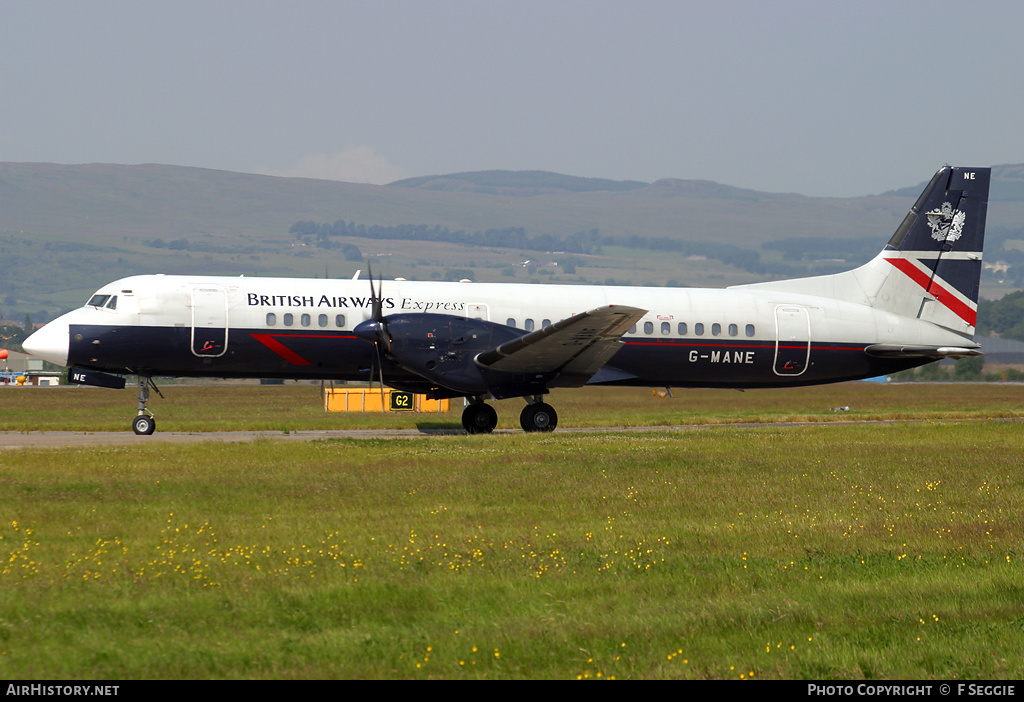 Aircraft Photo of G-MANE | British Aerospace ATP | British Airways Express | AirHistory.net #64105