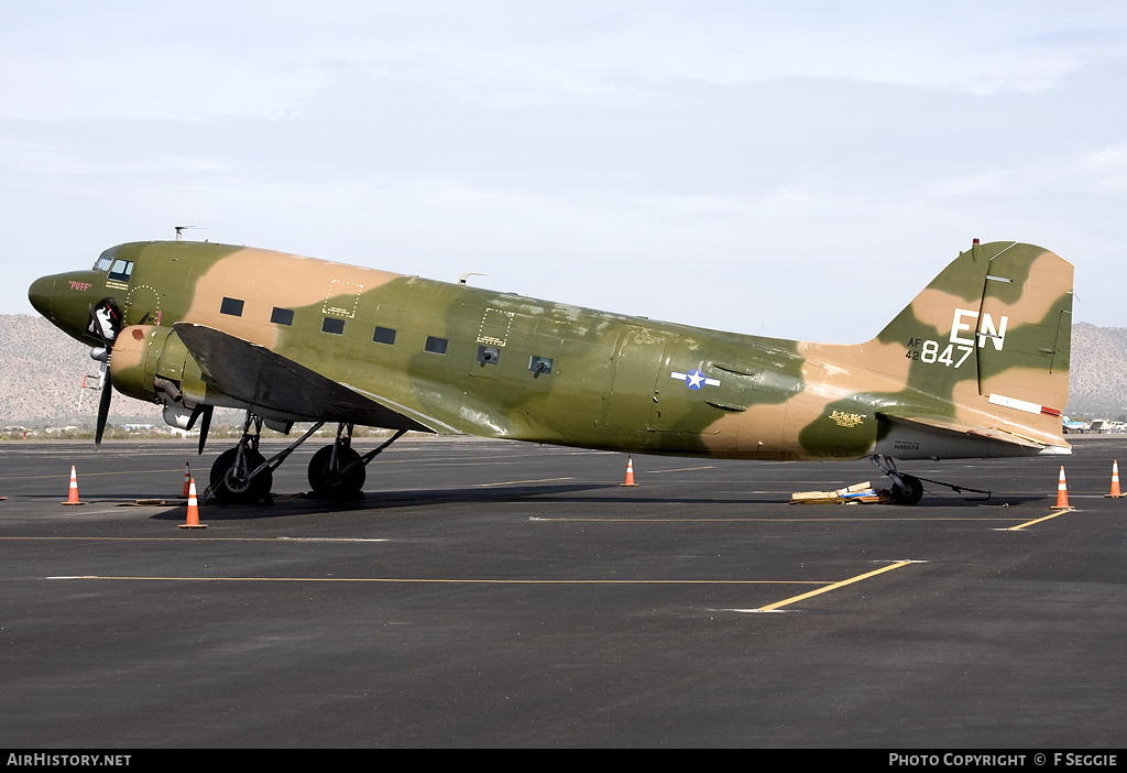 Aircraft Photo of N88874 / 42-847 | Douglas C-47A Skytrain | USA - Air Force | AirHistory.net #64109