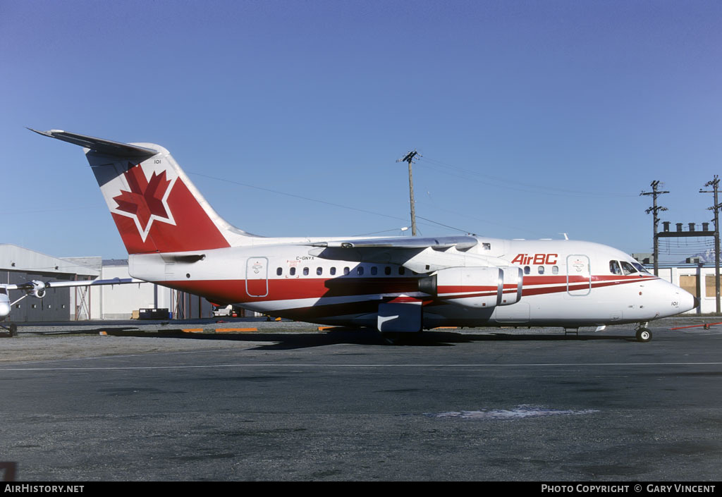 Aircraft Photo of C-GNVX | British Aerospace BAe-146-100 | Air BC | AirHistory.net #64112