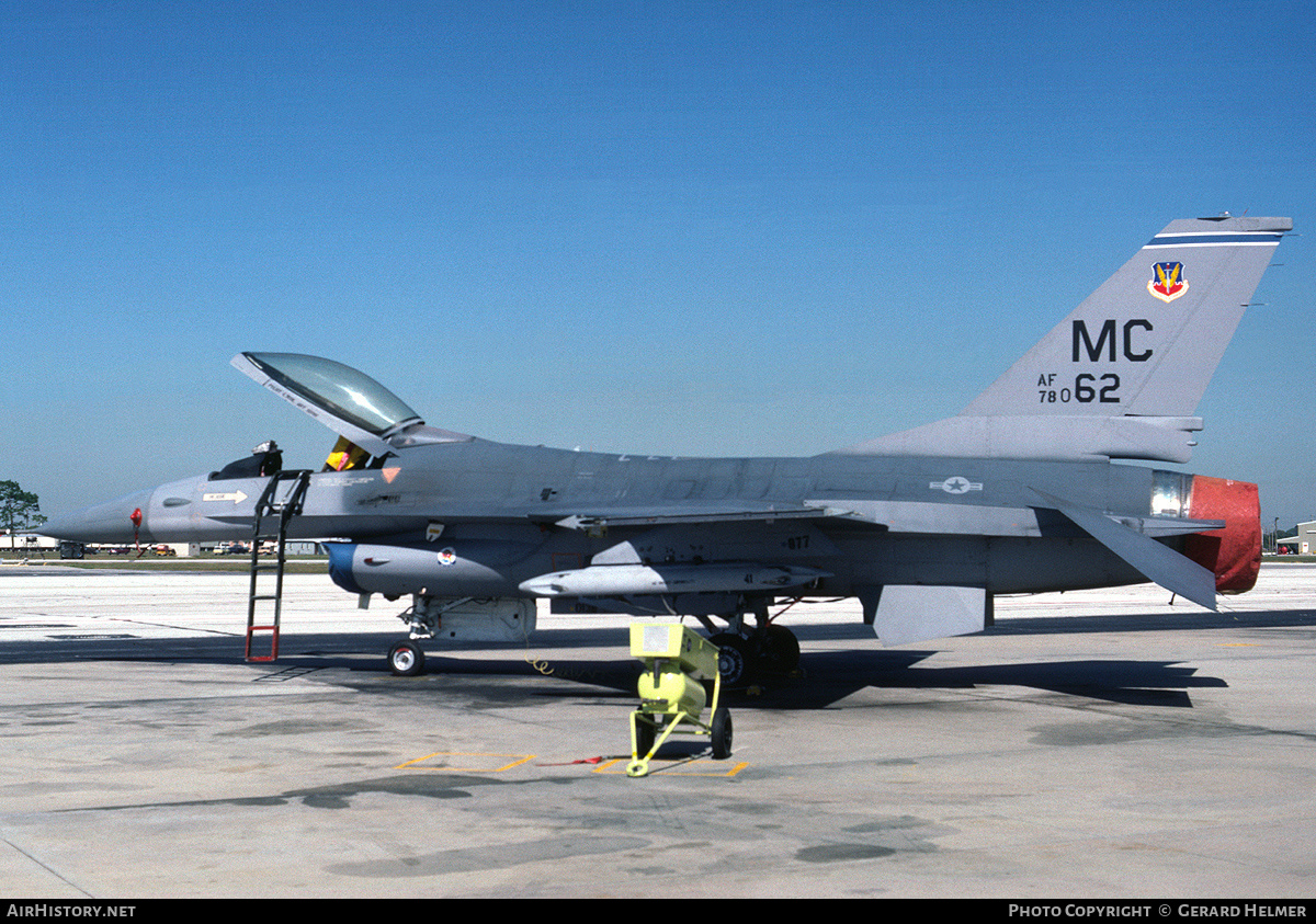 Aircraft Photo of 78-0062 / AF78-062 | General Dynamics F-16A Fighting Falcon | USA - Air Force | AirHistory.net #64122