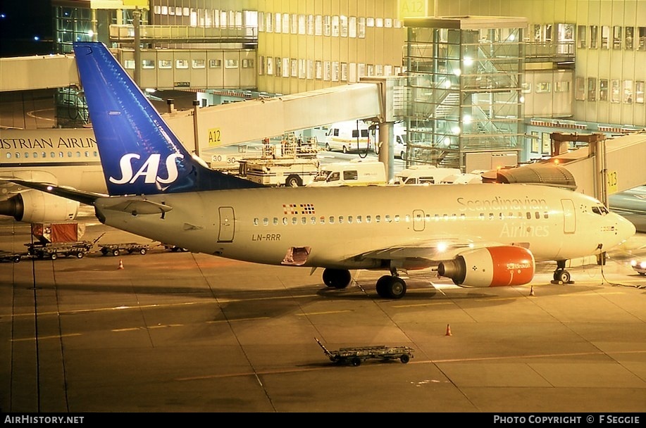 Aircraft Photo of LN-RRR | Boeing 737-683 | Scandinavian Airlines - SAS | AirHistory.net #64133