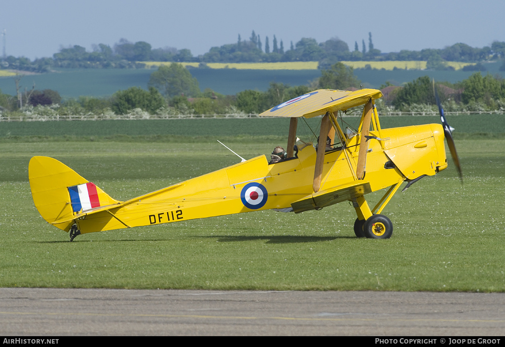 Aircraft Photo of G-ANRM / DF112 | De Havilland D.H. 82A Tiger Moth II | UK - Air Force | AirHistory.net #64138