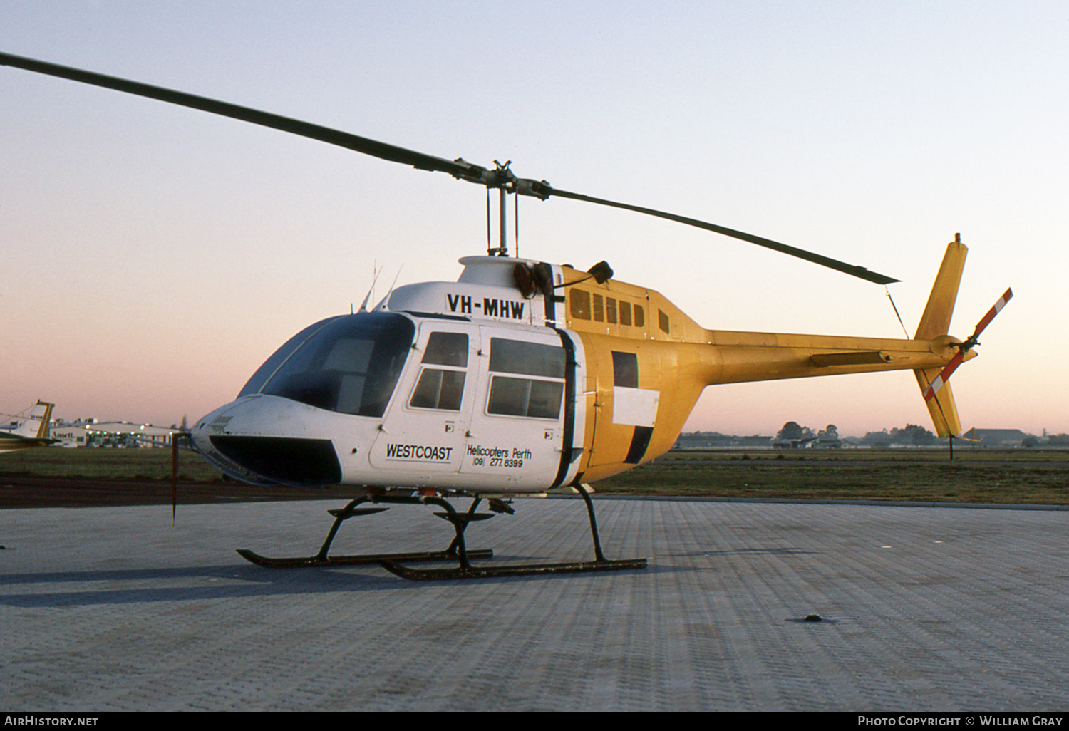 Aircraft Photo of VH-MHW | Bell 206B-3 JetRanger III | West Coast Helicopters | AirHistory.net #64139