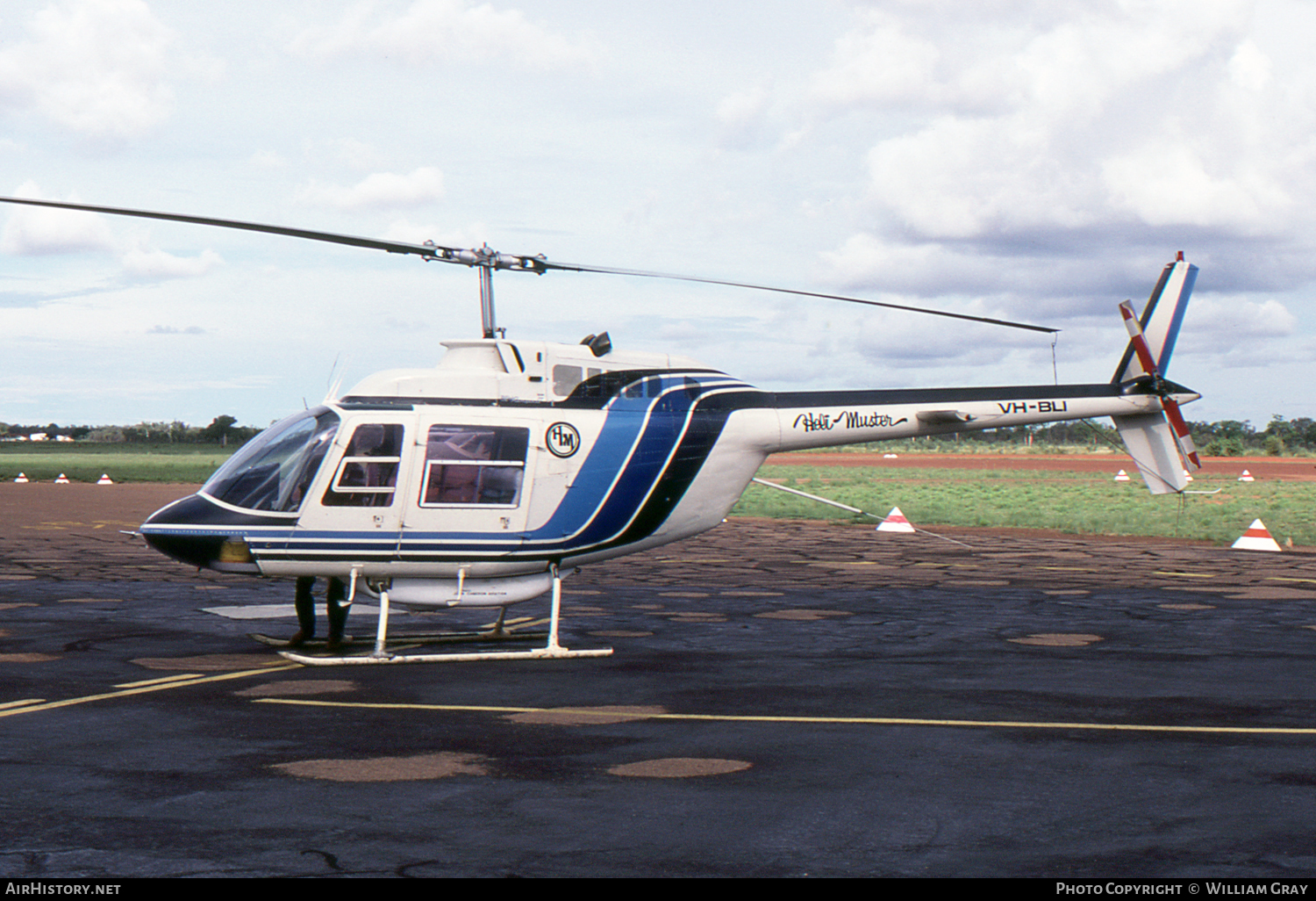 Aircraft Photo of VH-BLI | Bell 206B-2 JetRanger II | HeliMuster - HM | AirHistory.net #64141