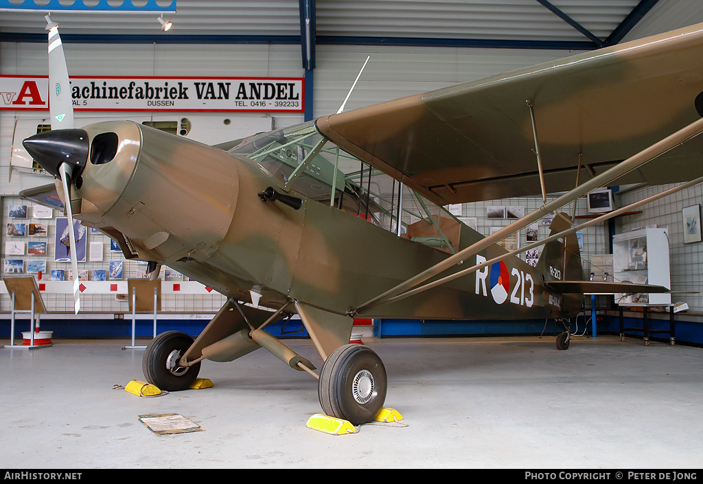 Aircraft Photo of OO-OAA / R-213 | Piper L-21A Super Cub | Netherlands - Air Force | AirHistory.net #64143