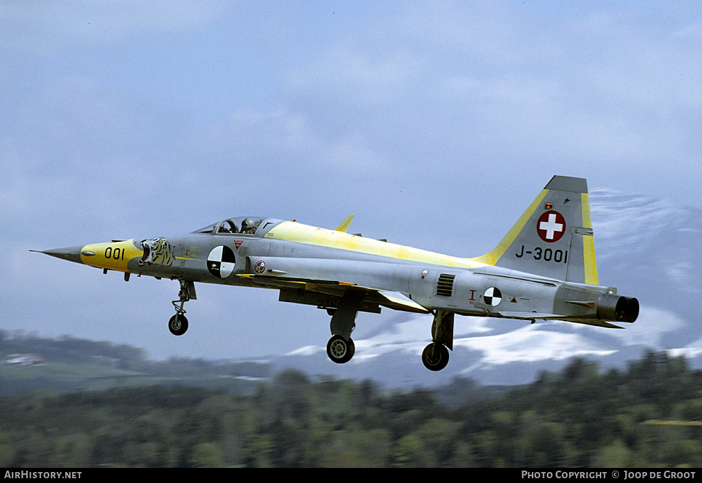 Aircraft Photo of J-3001 | Northrop F-5E Tiger II | Switzerland - Air Force | AirHistory.net #64148