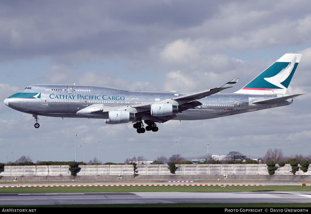 Aircraft Photo of B-HUS | Boeing 747-444(BCF) | Cathay Pacific Airways Cargo | AirHistory.net #64158