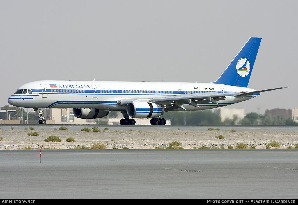 Aircraft Photo of VP-BBS | Boeing 757-22L | Azerbaijan Airlines - AZAL - AHY | AirHistory.net #64160