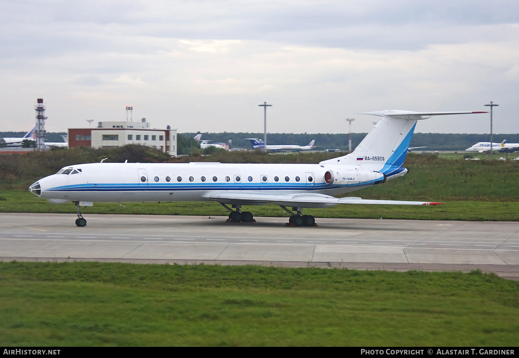 Aircraft Photo of RA-65906 | Tupolev Tu-134A-3 | AirHistory.net #64167