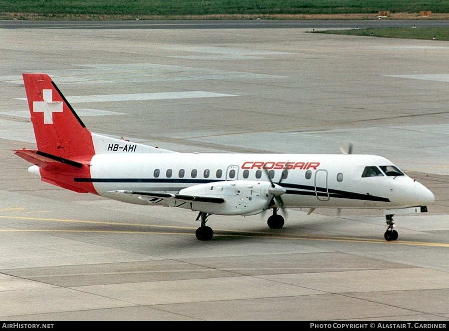 Aircraft Photo of HB-AHI | Saab-Fairchild SF-340A | Crossair | AirHistory.net #64169