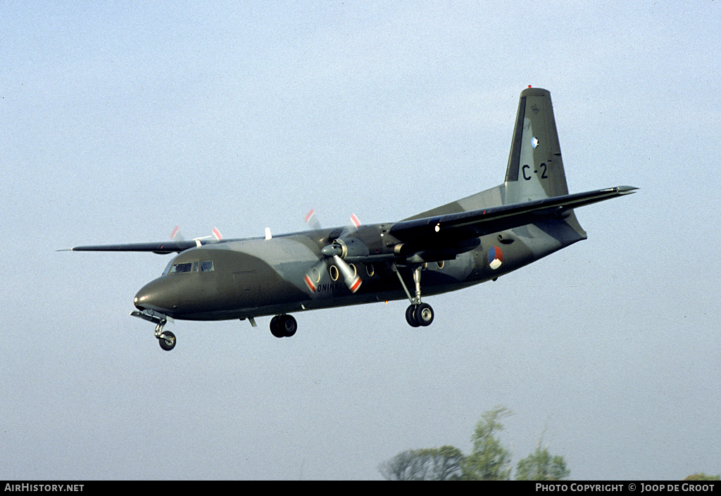 Aircraft Photo of C-2 | Fokker F27-100 Friendship | Netherlands - Air Force | AirHistory.net #64172