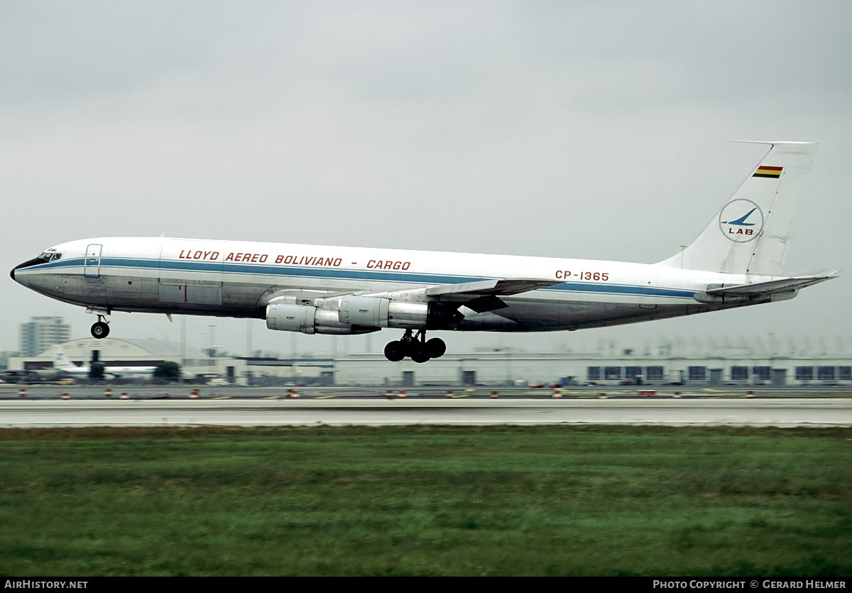 Aircraft Photo of CP-1365 | Boeing 707-323C | Lloyd Aereo Boliviano - LAB | AirHistory.net #64189