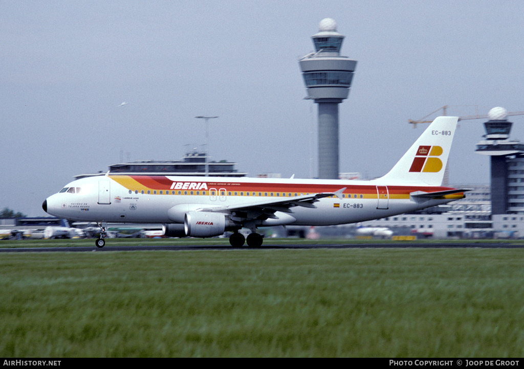 Aircraft Photo of EC-883 | Airbus A320-211 | Iberia | AirHistory.net #64191