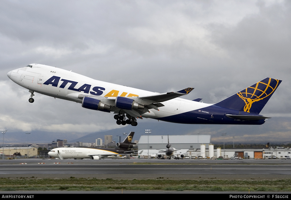 Aircraft Photo of N409MC | Boeing 747-47UF/SCD | Atlas Air | AirHistory.net #64196