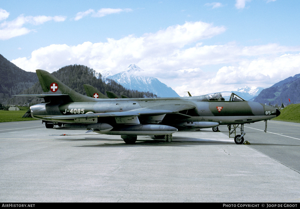 Aircraft Photo of J-4085 | Hawker Hunter F58 | Switzerland - Air Force | AirHistory.net #64200