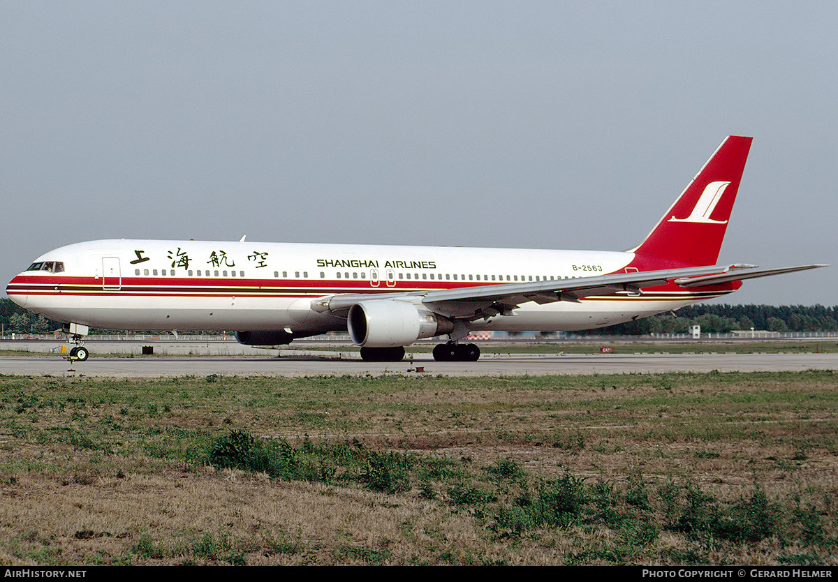 Aircraft Photo of B-2563 | Boeing 767-36D | Shanghai Airlines | AirHistory.net #64208