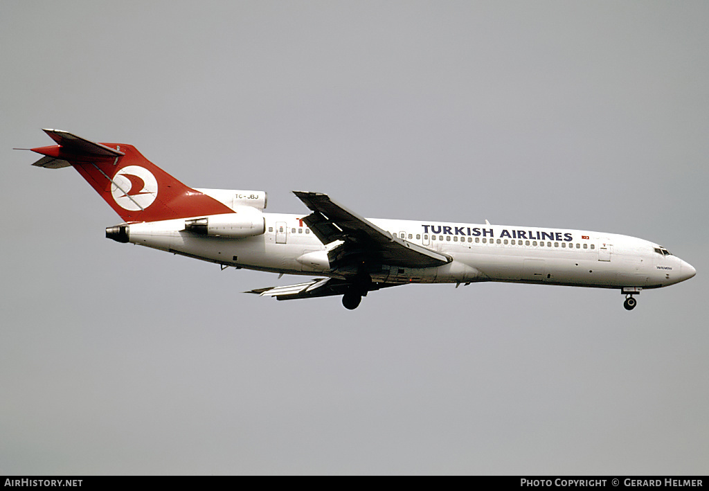 Aircraft Photo of TC-JBJ | Boeing 727-2F2/Adv | THY Türk Hava Yolları - Turkish Airlines | AirHistory.net #64238