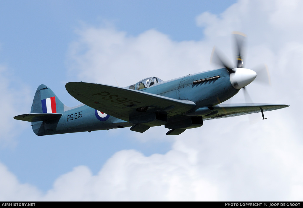 Aircraft Photo of PS915 | Supermarine 389 Spitfire PR19 | UK - Air Force | AirHistory.net #64245