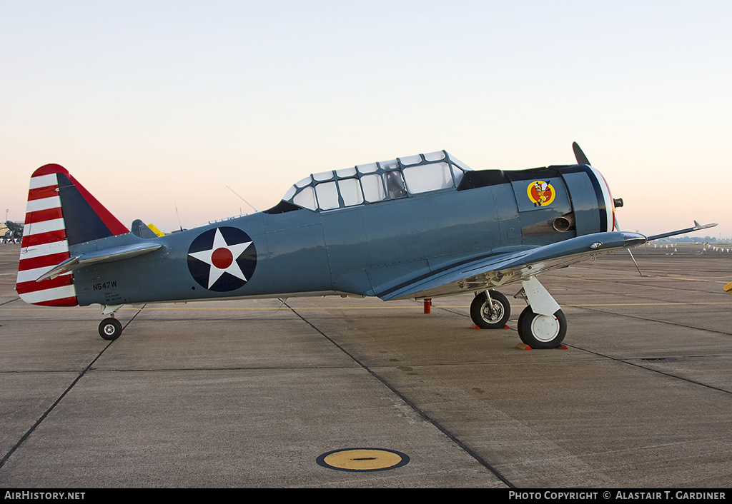 Aircraft Photo of N547W | North American SNJ-3 Texan | USA - Air Force | AirHistory.net #64262
