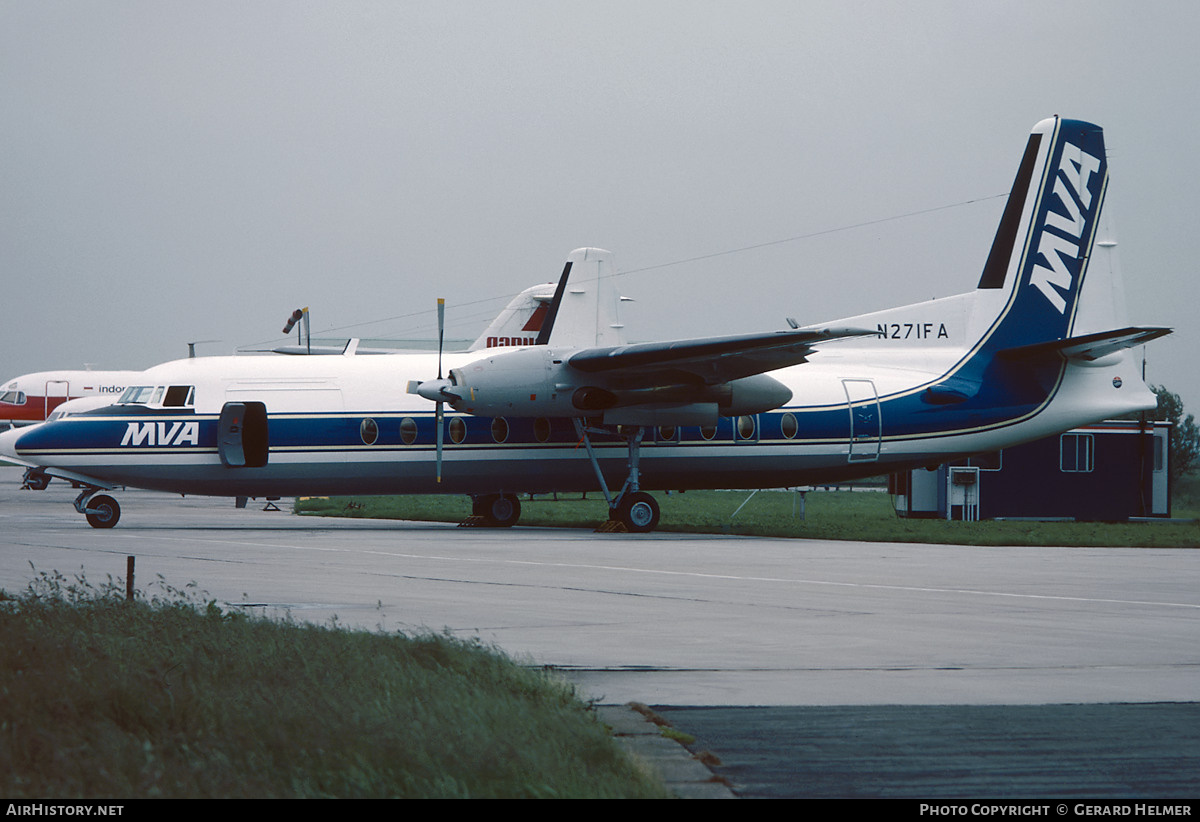 Aircraft Photo of N271FA | Fokker F27-500 Friendship | Mississippi Valley Airlines - MVA | AirHistory.net #64267
