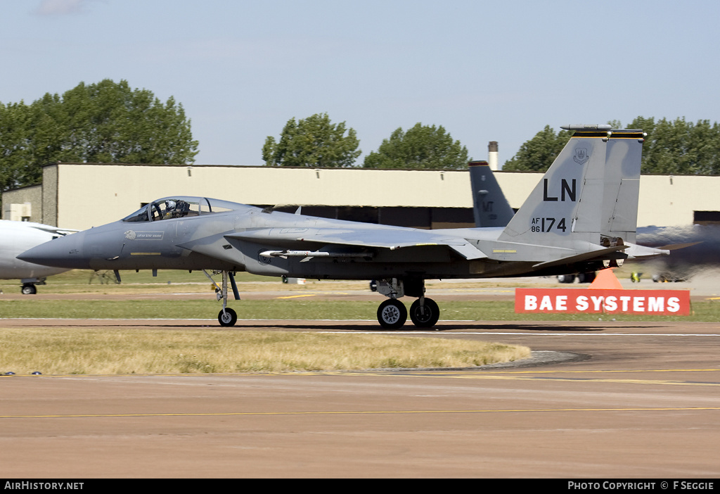 Aircraft Photo of 86-0174 / AF86-174 | McDonnell Douglas F-15C Eagle | USA - Air Force | AirHistory.net #64288