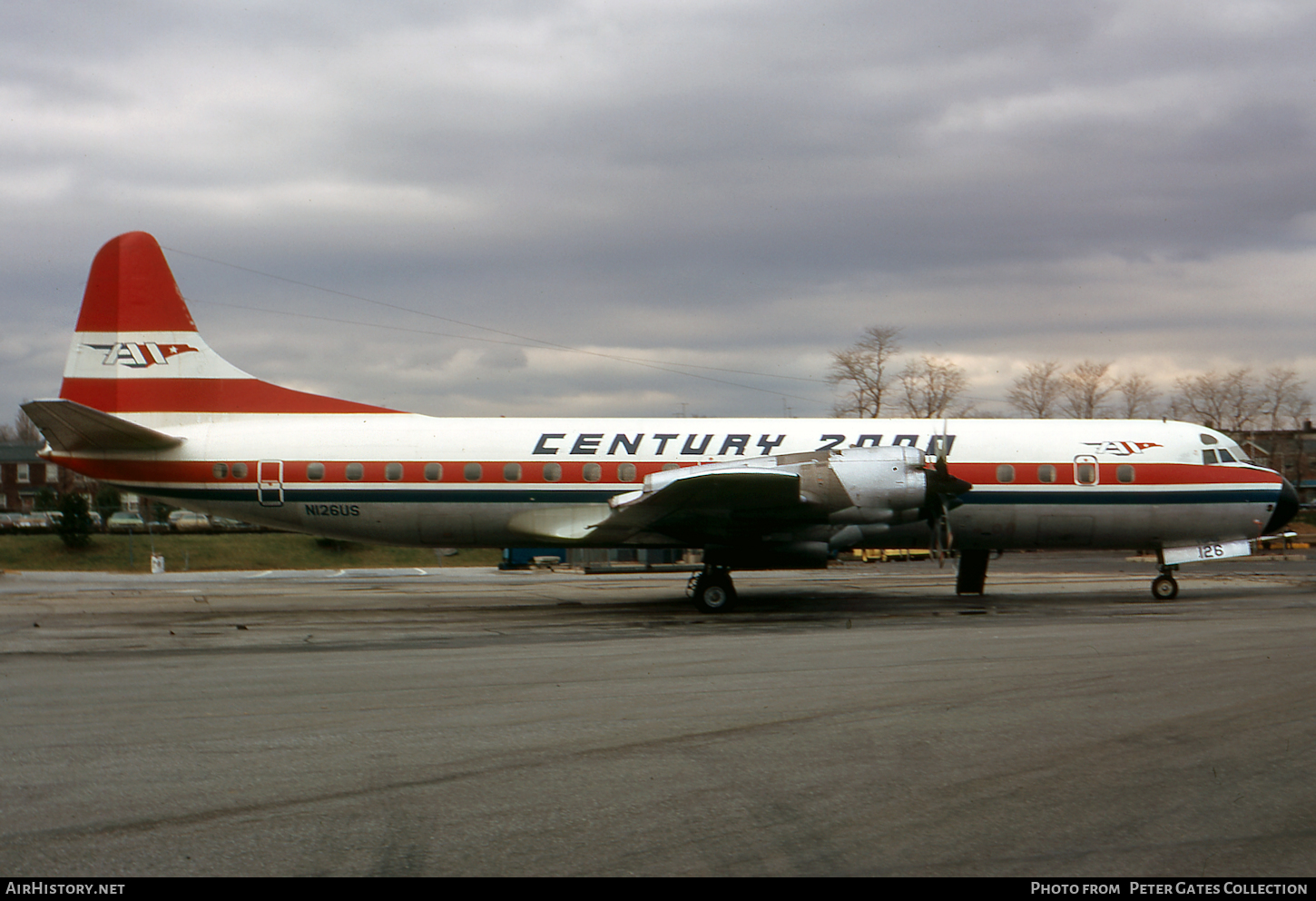 Aircraft Photo of N126US | Lockheed L-188C(F) Electra | Century 2000 Travel Club | AirHistory.net #64299