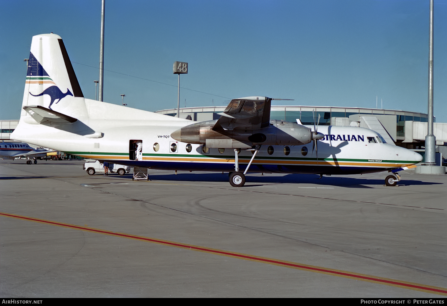 Aircraft Photo of VH-TQT | Fokker F27-600QC Friendship | Australian Airlines | AirHistory.net #64308