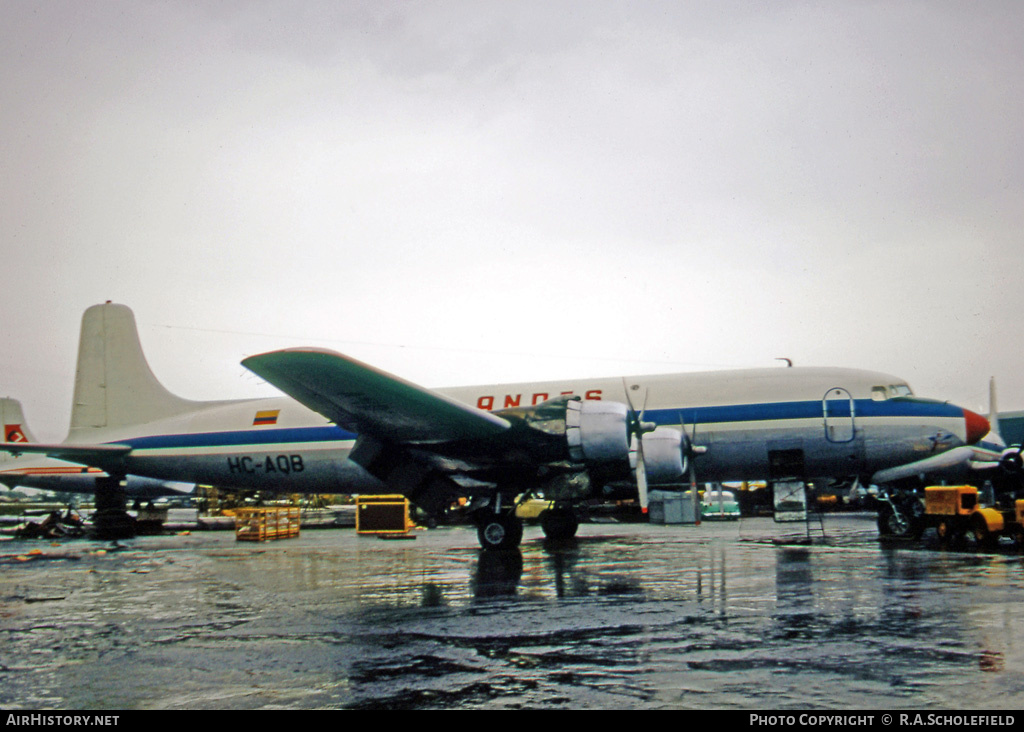 Aircraft Photo of HC-AQB | Douglas DC-6A | Andes Airlines | AirHistory.net #64318