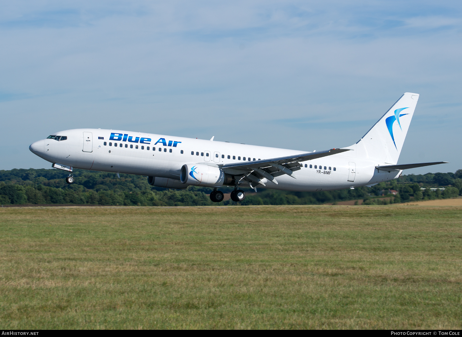 Aircraft Photo of YR-BMF | Boeing 737-8Q8 | Blue Air | AirHistory.net #64323