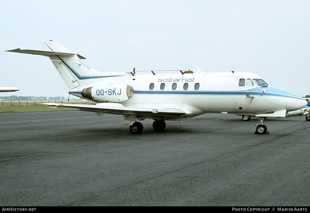 Aircraft Photo of OO-SKJ | Hawker Siddeley HS-125-1B/522 | Sotramat | AirHistory.net #64341