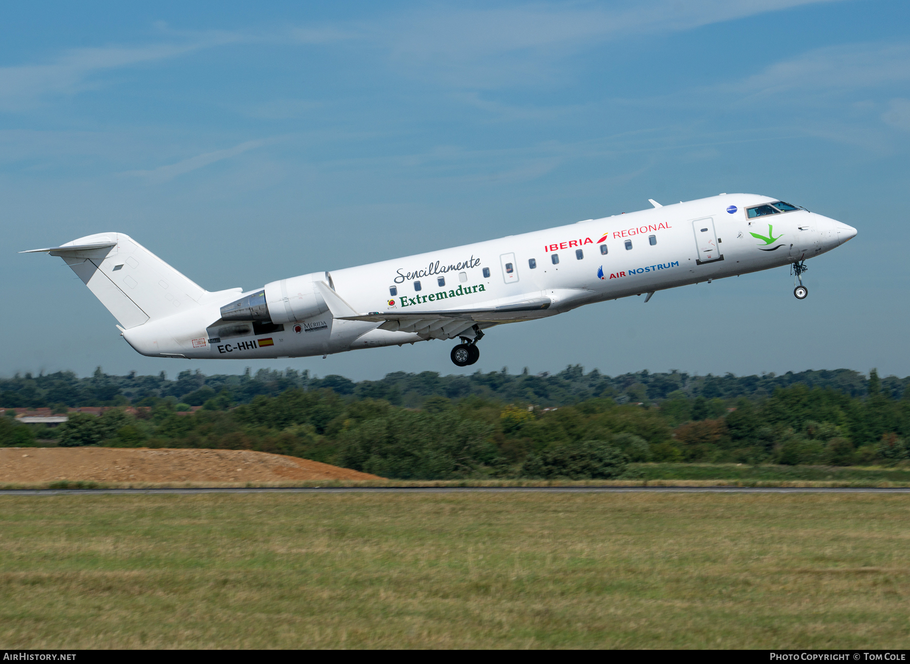 Aircraft Photo of EC-HHI | Bombardier CRJ-200ER (CL-600-2B19) | Iberia Regional | AirHistory.net #64357