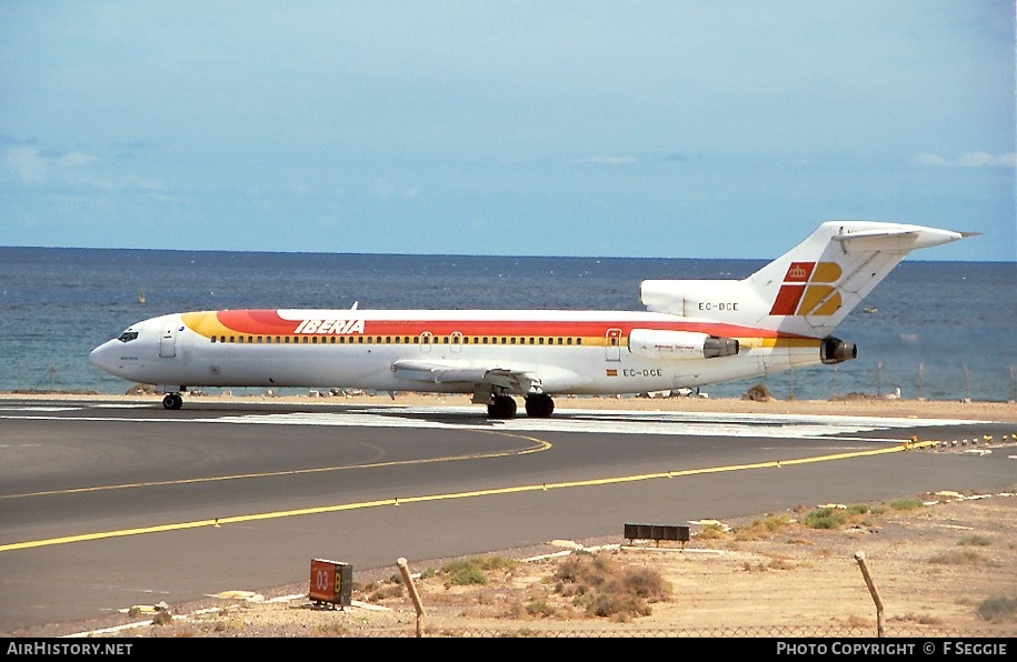 Aircraft Photo of EC-DCE | Boeing 727-256/Adv | Iberia | AirHistory.net #64373