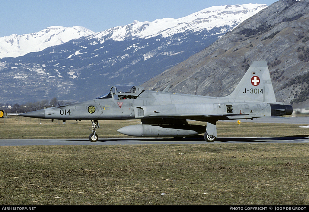 Aircraft Photo of J-3014 | Northrop F-5E Tiger II | Switzerland - Air Force | AirHistory.net #64383