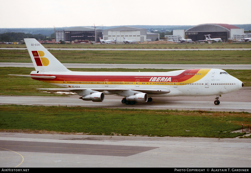 Aircraft Photo of EC-EEK | Boeing 747-256BM | Iberia | AirHistory.net #64419