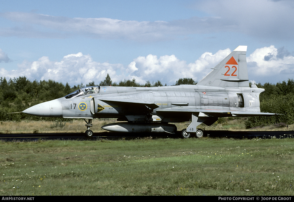 Aircraft Photo of 37422 | Saab JA37D Viggen | Sweden - Air Force | AirHistory.net #64422