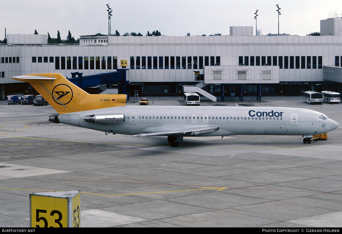 Aircraft Photo of D-ABVI | Boeing 727-230/Adv | Condor Flugdienst | AirHistory.net #64445