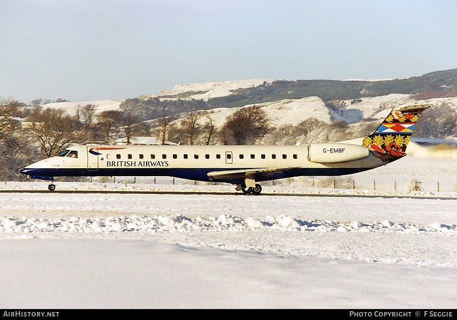 Aircraft Photo of G-EMBF | Embraer ERJ-145EU (EMB-145EU) | British Airways | AirHistory.net #64460