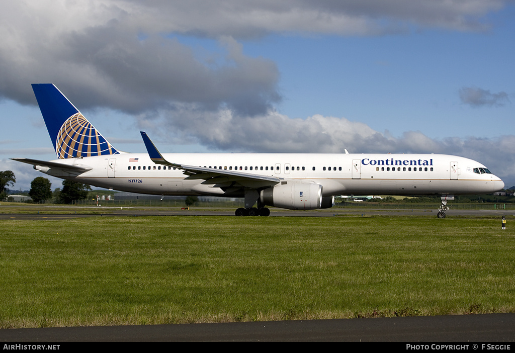Aircraft Photo of N17126 | Boeing 757-224 | Continental Airlines | AirHistory.net #64466