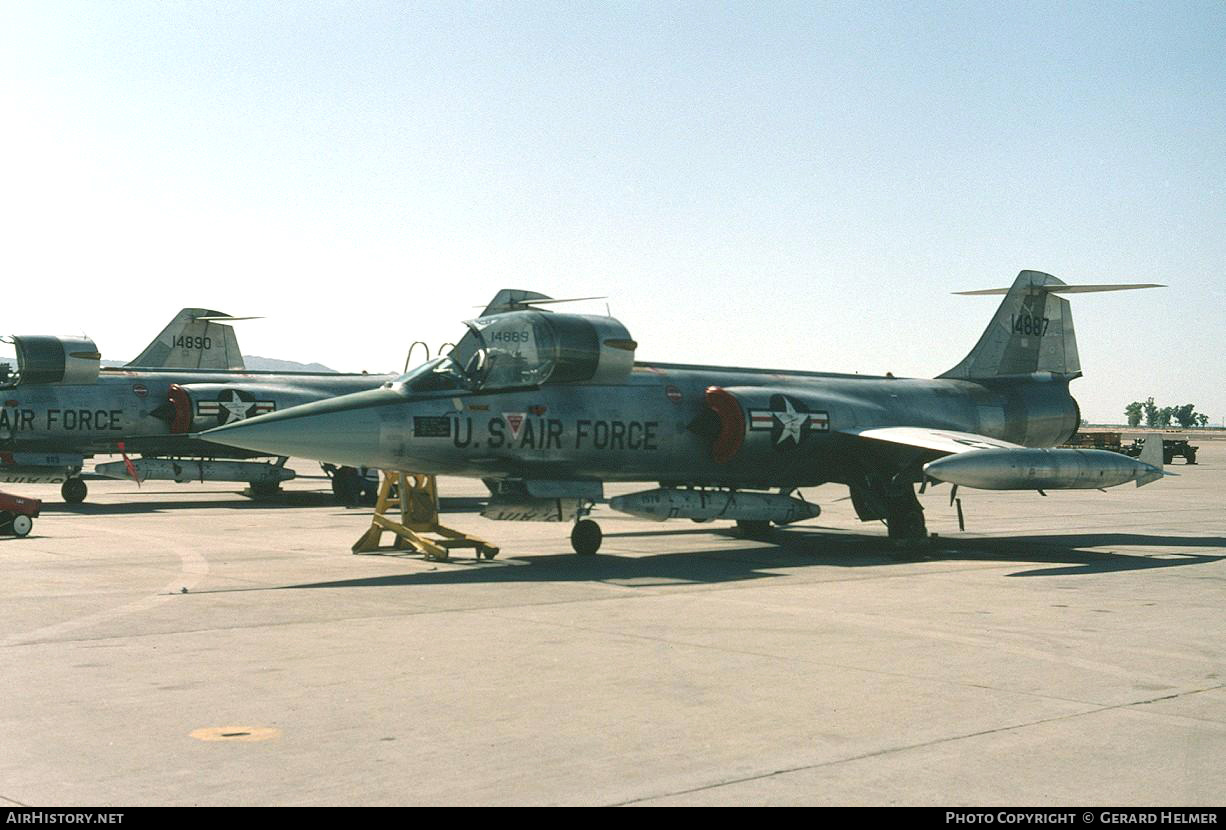 Aircraft Photo of 67-14887 / 14887 | Lockheed F-104G Starfighter | USA - Air Force | AirHistory.net #64514