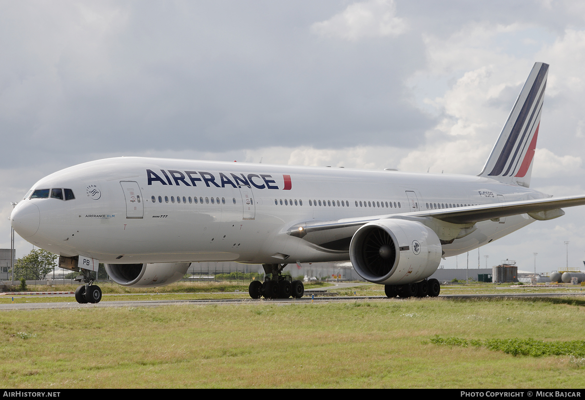 Aircraft Photo of F-GSPB | Boeing 777-228/ER | Air France | AirHistory.net #64519