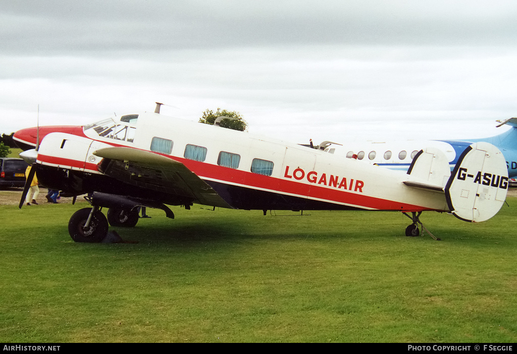 Aircraft Photo of G-ASUG | Beech E18S-9700 | Loganair | AirHistory.net #64542