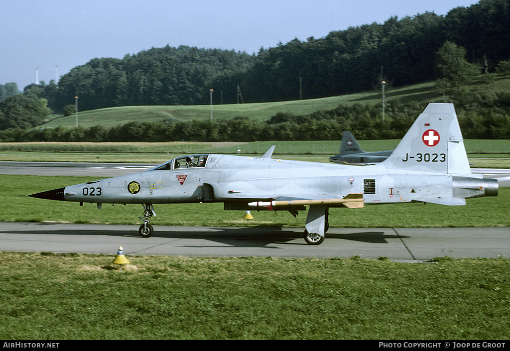 Aircraft Photo of J-3023 | Northrop F-5E Tiger II | Switzerland - Air Force | AirHistory.net #64565