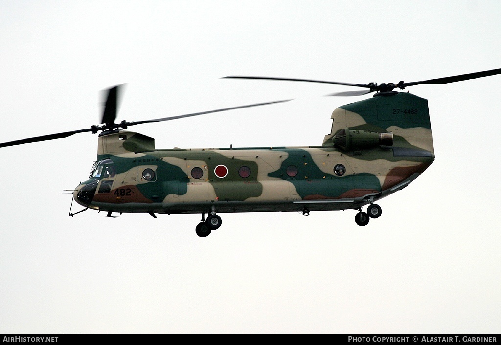 Aircraft Photo of 27-4482 | Boeing CH-47J Chinook (414) | Japan - Air Force | AirHistory.net #64569