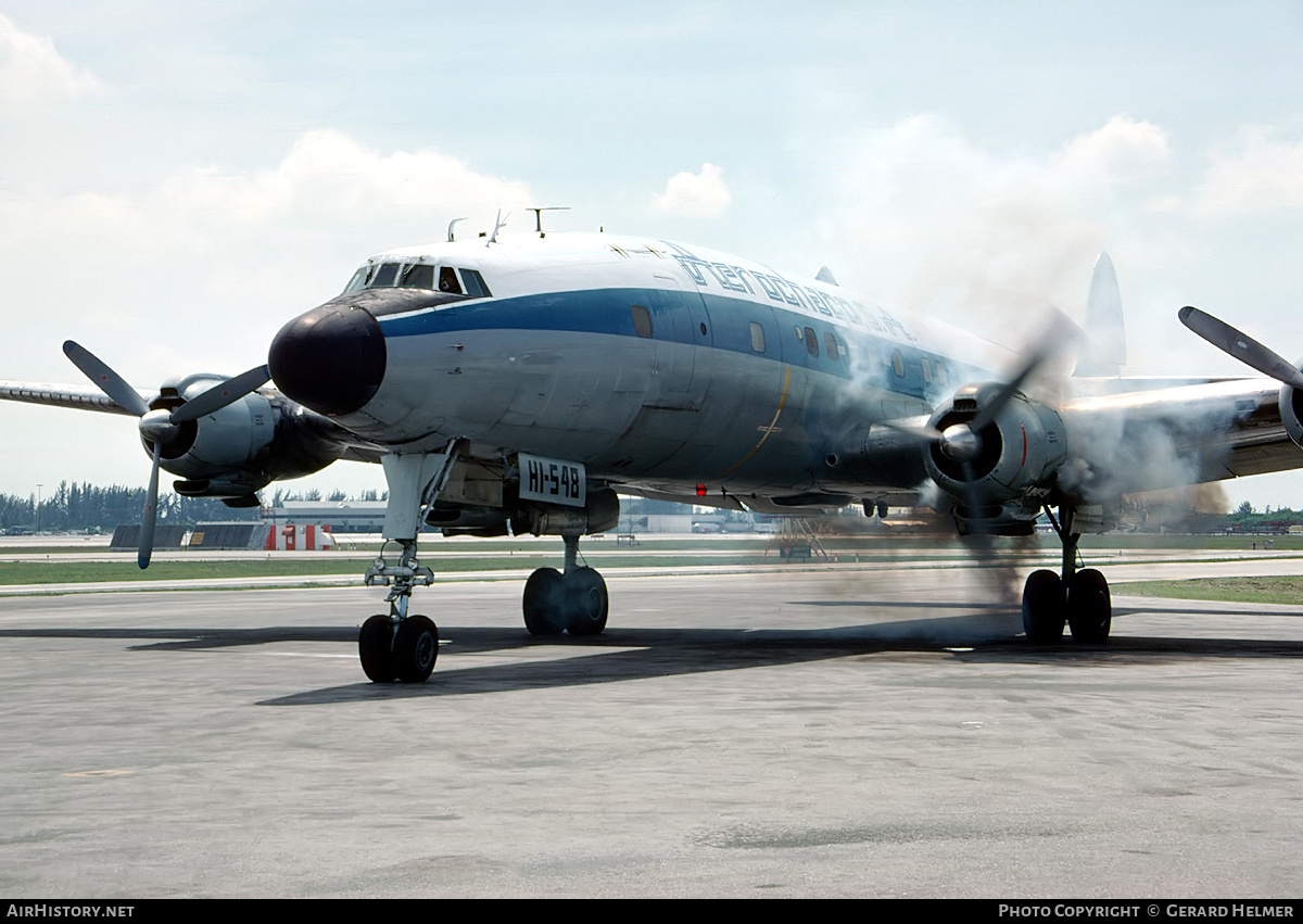 Aircraft Photo of HI-548CT | Lockheed C-121C Super Constellation | Aerochago | AirHistory.net #64595