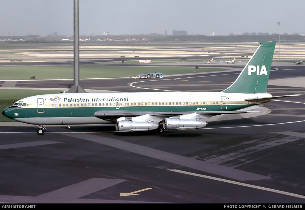 Aircraft Photo of AP-AXM | Boeing 720-047B | Pakistan International Airlines - PIA | AirHistory.net #64609